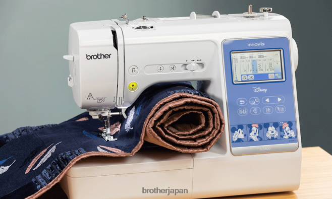 装置 jp Brother innov-is m380d ディズニー ソーイング、キルティング、刺繍ミシン 488XHD16