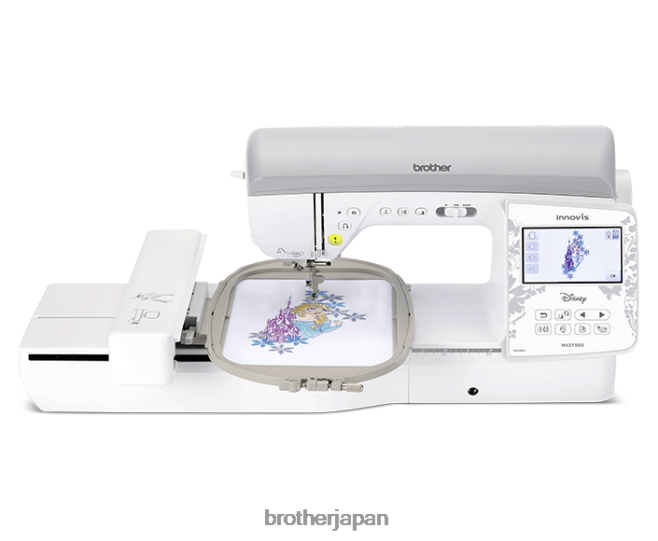 装置 jp Brother innov-is nv2750d ディズニー ソーイング、キルティング、刺繍ミシン 488XHD11